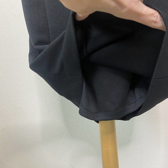 Badgley Mischka Off the Shoulder Criss Cross Chest Black Dress NWT 8 - Picture 7 of 13